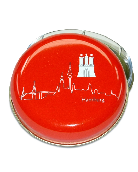 Candy-Tin Hamburg Red