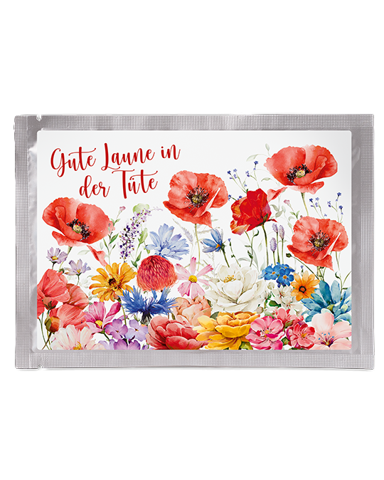 Tee-Postkarte Wildblumen