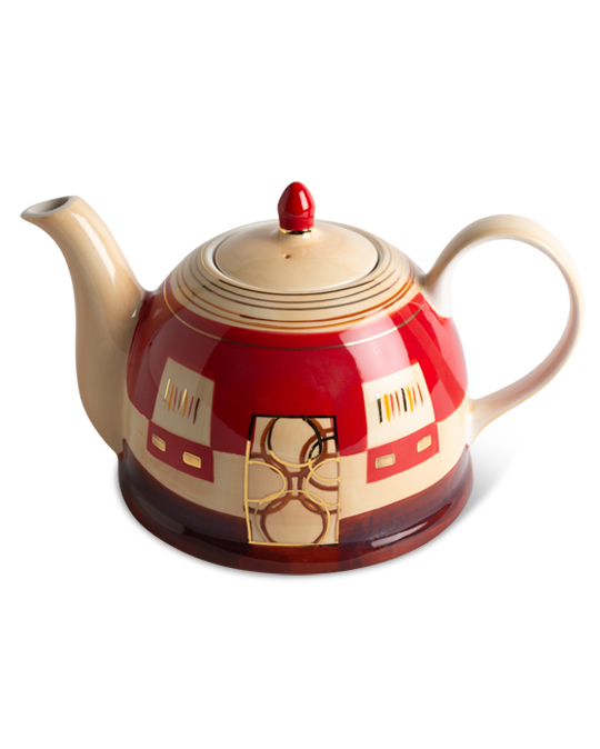 Tea Pot 1700 ml Gold Purple