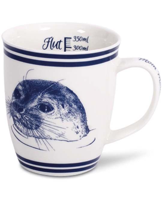Mug 350 ml Seal Blue-White