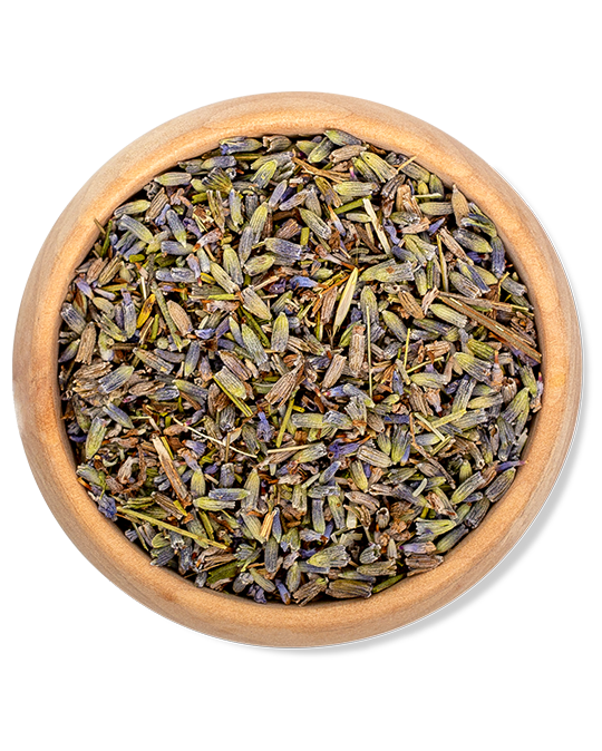 Lavender Flowers Rubbed