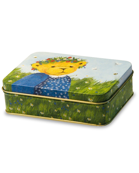 Confectionery Tin Bear Belle in Summer