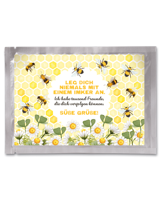 Tea Postcard Bee Friends