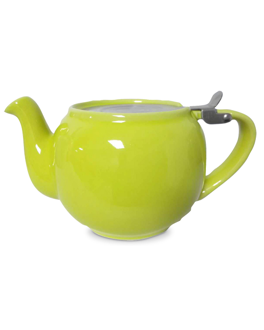 Teapot 500 ml Lime With Metal Strainer And Lid