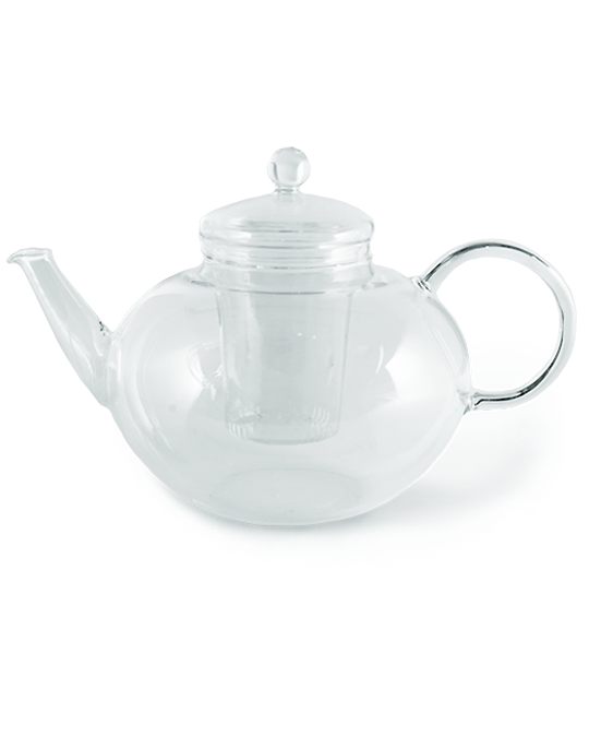 Trend glass teapot with lid and glass filter