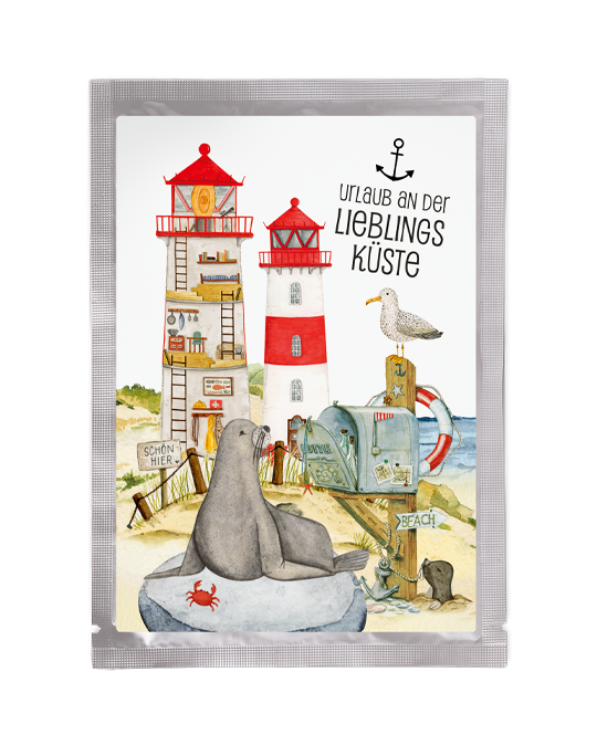 Tea Postcard Lighthouse Love