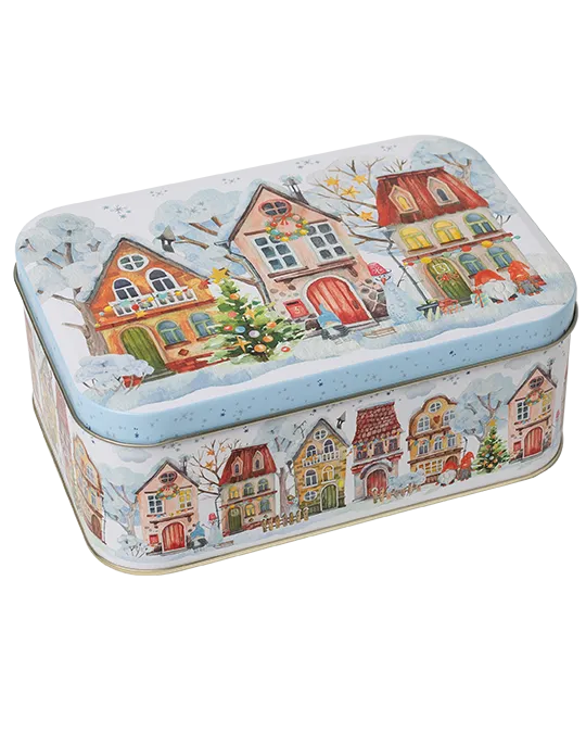 Pastry Tin Little Winter Town